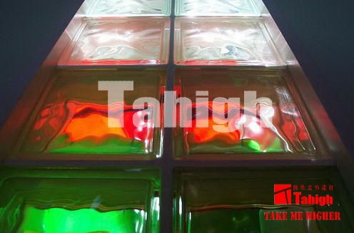 光影绝色玻璃砖